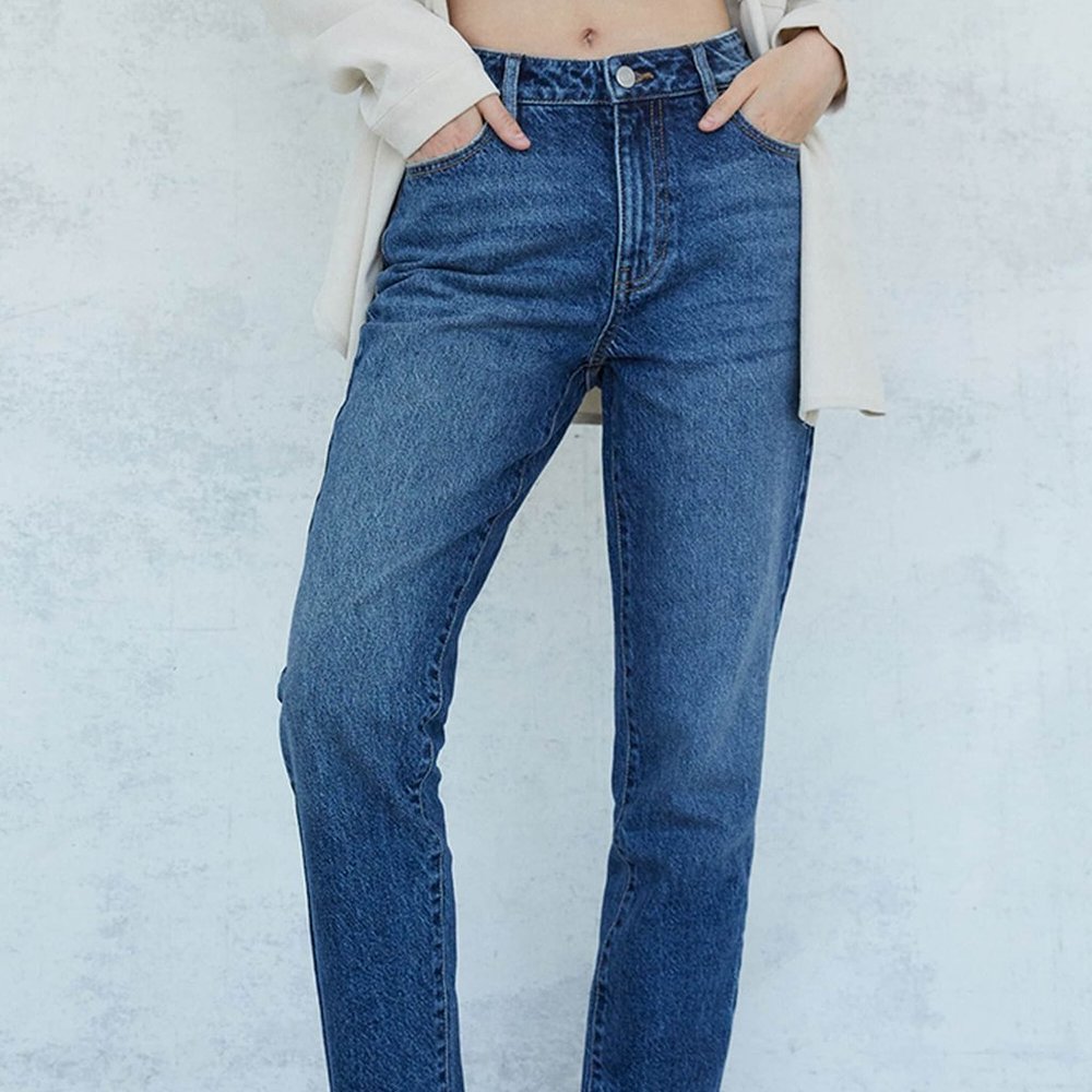 PacSun Eco Dark Blue Mom Jeans